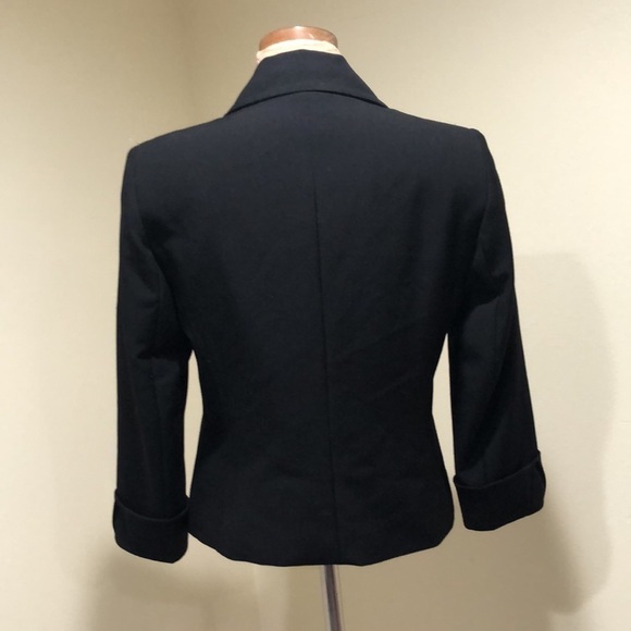 Tahari Blazer Size 4 Black - Picture 6 of 11